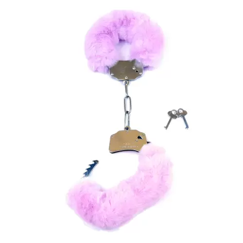 Kajdanki Fetish Boss Series- Furry Cuffs Purple