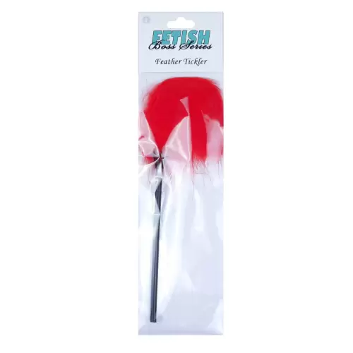 Feather Tickler Red - Boss Series Fetish