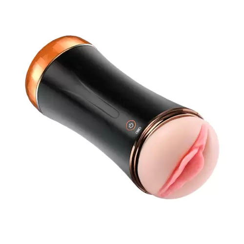 Masturbator- Boss Series -Vibrating Masturbation Cup USB 10 function + Interactive Function / Double Ends