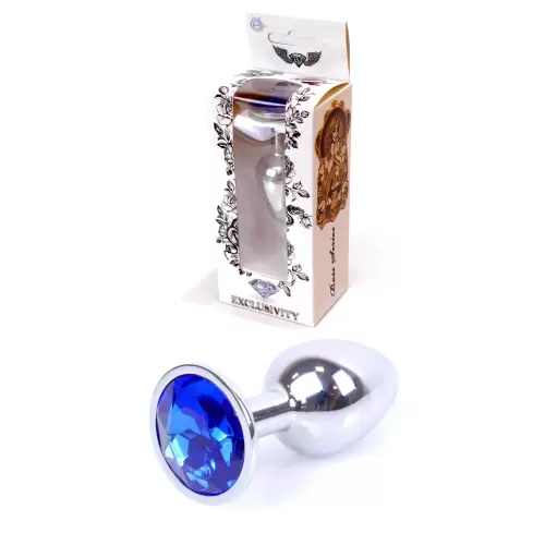 Plug-Jewellery Silver PLUG- Dark Blue