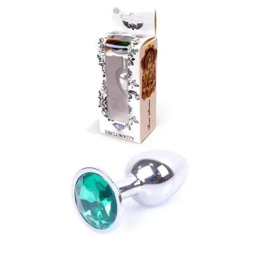Plug-Jewellery Silver PLUG- Green