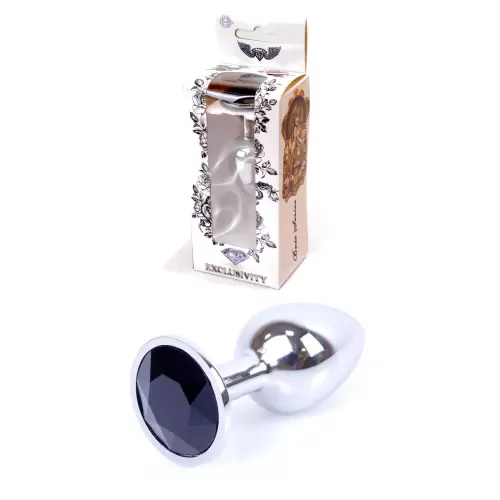 Plug-Jewellery Silver PLUG- Black