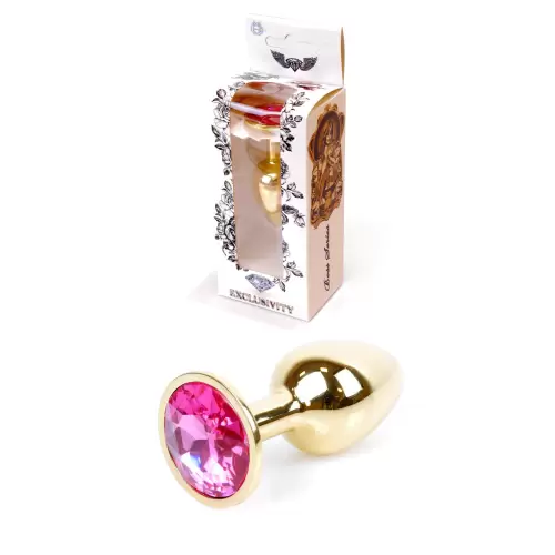 Plug-Jewellery Gold PLUG- Pink