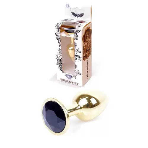 Plug-Jewellery Gold PLUG- Black