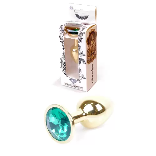 Plug-Jewellery Gold PLUG- Green