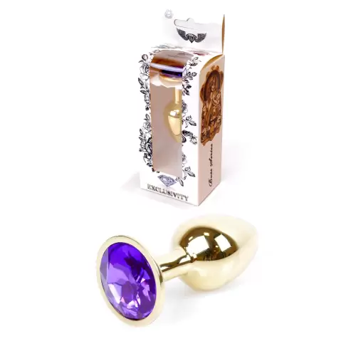 Plug-Jewellery Gold PLUG- Purple