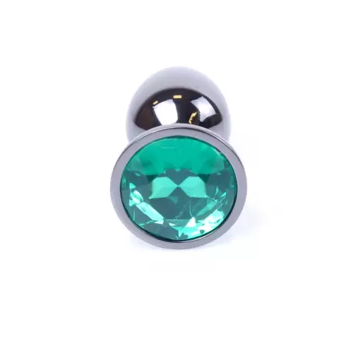 Plug-Jewellery Dark Silver PLUG- Green