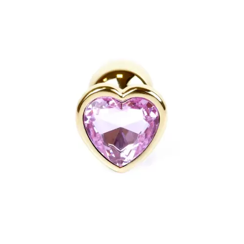 Plug-Jewellery Gold Heart PLUG- Rose