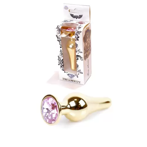 Plug-Jewellery Gold BUTT PLUG- Rose