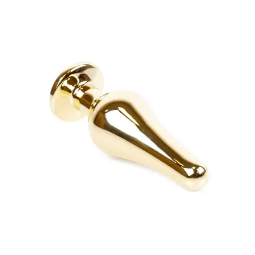 Plug-Jewellery Gold BUTT PLUG- Purple