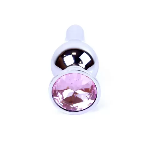 Plug-Jewellery Silver BUTT PLUG- Rose