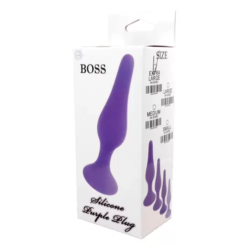 Plug-Silicone Plug Purple - Large