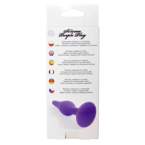 Plug-Silicone Plug Purple - Large