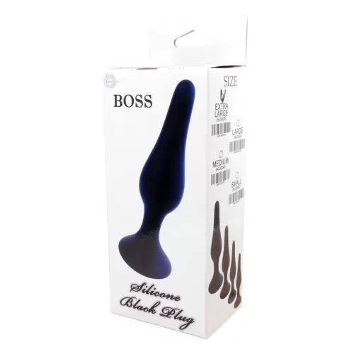 Plug-Silicone Plug Black - Large