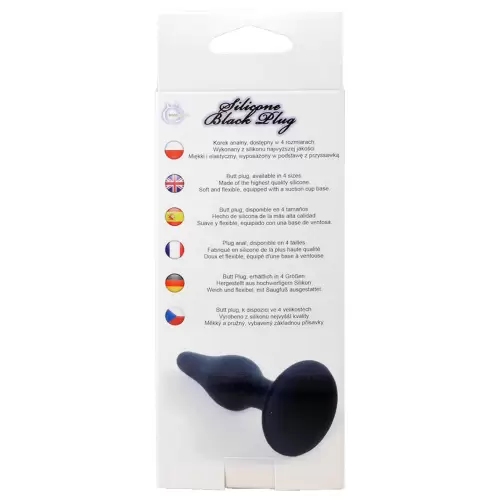 Plug-Silicone Plug Black - Extra Large