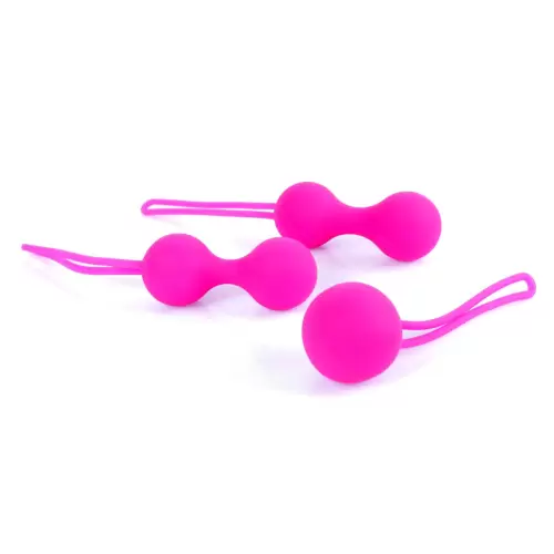 Kulki-Silicone Kegal Balls Set - Pink