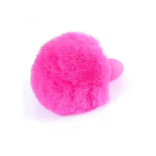 Plug-Jewellery Silicon PLUG - Bunny Tail - Pink