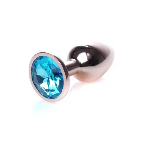 Plug-Jewellery Red Gold PLUG- Light Blue