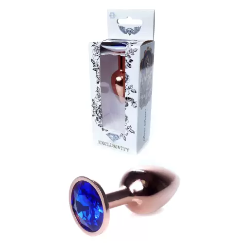 Plug-Jewellery Red Gold PLUG- Dark Blue