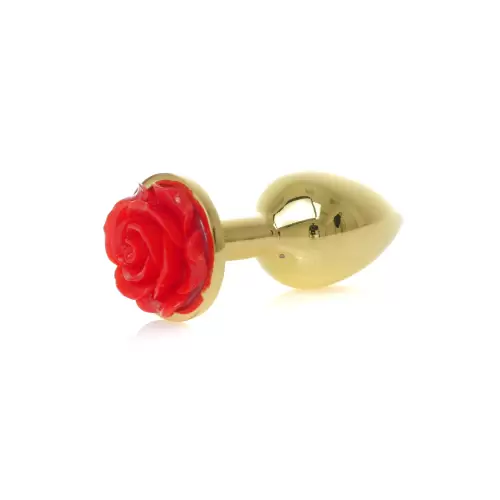 Plug-Jewellery Gold PLUG ROSE- Red