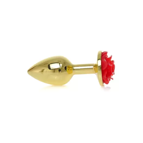 Plug-Jewellery Gold PLUG ROSE- Red