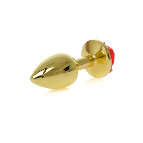 Plug-Jewellery Gold PLUG ROSE- Red