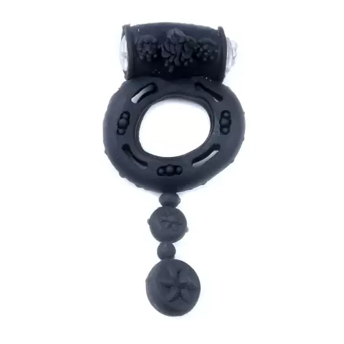 Pierścień-Vibrating CockRing Black