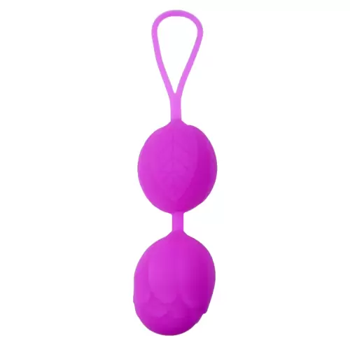 Kulki-Silicone Kegel Balls Purple
