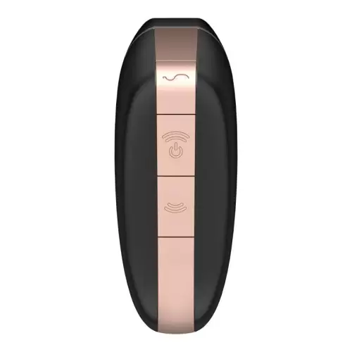 Wibrator - Love Triangle Air Pulse Stimulator + Vibration Black