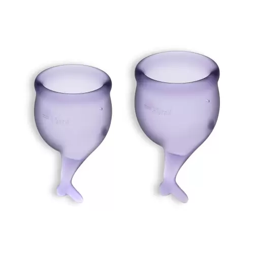 Feel Secure Menstrual Cup lila