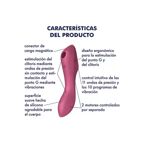 Vibrator - Curvy Trinity 3 (Red)