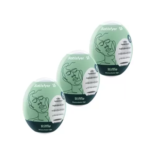 Masturbator-Eggs (set of 3 Riffle)