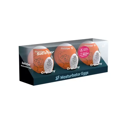 Masturbator-Eggs (set of 3 Crunchy)