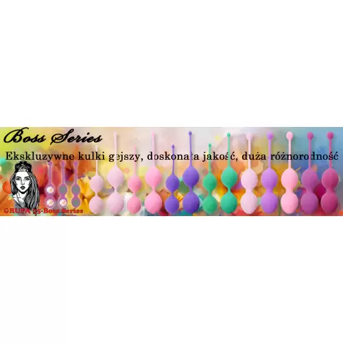 Silicone Kegel Balls 36mm 90g Pink - Boss Series