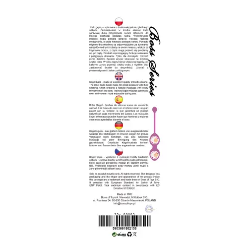 Silicone Kegel Balls 29mm 60g Purple - Boss Series