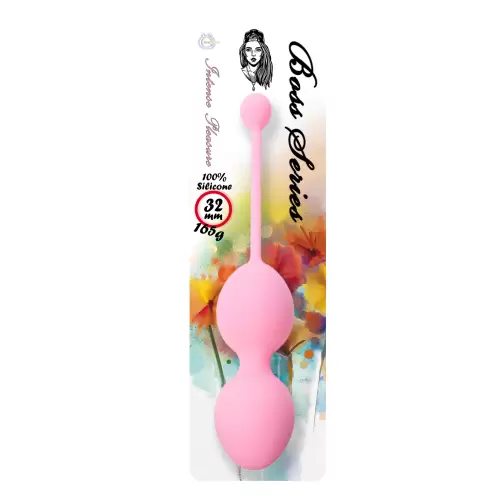 Silicone Kegel Balls 32mm 165g Pink - Boss Series