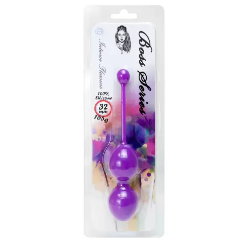 Silicone Kegel Balls 32mm 165g Purple - Boss Series