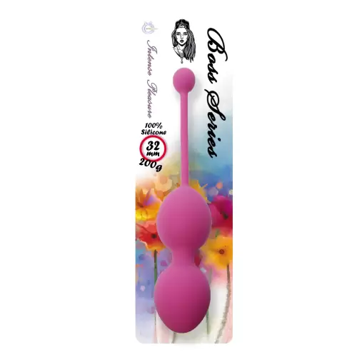 Silicone Kegel Balls 32mm 200g Dark Pink - Boss Series
