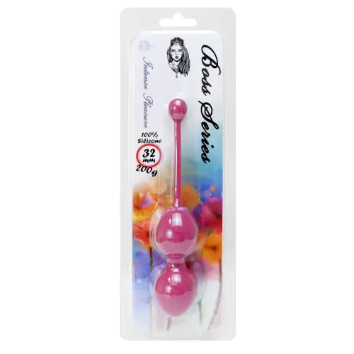 Silicone Kegel Balls 32mm 200g Dark Pink - Boss Series