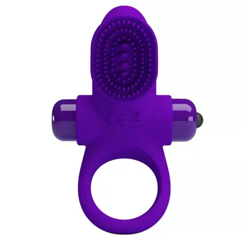 PRETTY LOVE - VIBRANT PENIS RING II Purple