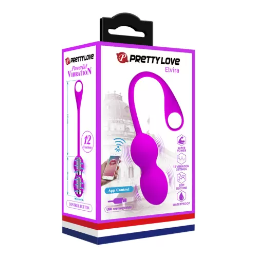 PRETTY LOVE - ELVIRA Purple- Kegel balls