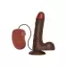 Wibrator-REALISTIC VIBRATOR REAL RAPTURE BROWN 8