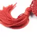 Bielizna-Heart Nipples Tassels RED