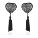 Heart shine nipples tassels (argento)