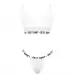 Kinky Pleasure - Sexy Lingerie - medium - white KPL02