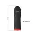 Stymulator-Rechargeable Silicone Touch Vibrator USB 10 Functions - Black