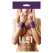 Kajdanki-LUST BONDAGE WRIST CUFFS PURPLE