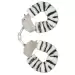 Kajdanki-FURRY FUN CUFFS ZEBRA PLUSH