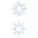 Pierścień-POWER STRETCHY RINGS BLUE 2PCS