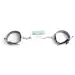 Fetish Boss Series Handcuffs with studs 4 cm